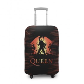 Чехол для чемодана 3D с принтом Queen в городе Новоалтайск, 86% полиэфир, 14% спандекс | двустороннее нанесение принта, прорези для ручек и колес | paul rodgers | queen | брайан мэй | джон дикон | квин | меркури | меркьюри | мэркури | роджер тейлор | рок группа | фредди | фреди