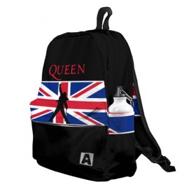 Рюкзак 3D с принтом Queen в городе Новоалтайск, 100% полиэстер | лямки с регулируемой длиной, сверху петелька, чтобы рюкзак можно было повесить на вешалку. Основное отделение закрывается на молнию, как и внешний карман. Внутри два дополнительных кармана, один из которых закрывается на молнию. По бокам два дополнительных кармашка | paul rodgers | queen | джон дикон | квин | меркури | меркьюри | мэркури | рок группа | тейлор | фредди | фреди