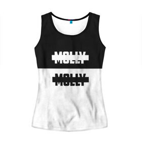 Женская майка 3D с принтом Molly в городе Новоалтайск, 100% полиэстер | круглая горловина, прямой силуэт, длина до линии бедра | molly | андрей густей | дмитрий гончаренко | кирилл бледный | кирилл тимошенко | моли пошлая | молли | ольга | павел холодянский | панк группа | поп панк | серябкина | синти панк