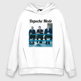 Мужское худи Oversize хлопок с принтом Depeche mode в городе Новоалтайск, френч-терри — 70% хлопок, 30% полиэстер. Мягкий теплый начес внутри —100% хлопок | боковые карманы, эластичные манжеты и нижняя кромка, капюшон на магнитной кнопке | depeche mode | депеш мод. | музыка