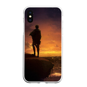 Чехол для iPhone XS Max матовый с принтом атака титанов в городе Новоалтайск, Силикон | Область печати: задняя сторона чехла, без боковых панелей | anime | attack on titan | аниме | армин арлерт | атака титанов | манга | микаса аккерман | титаны | эрен йегер