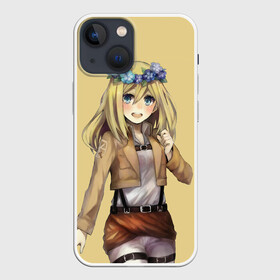 Чехол для iPhone 13 mini с принтом Криста Ленц. АТАКА ТИТАНОВ в городе Новоалтайск,  |  | anime | attack on titan | аниме | армин арлерт | атака титанов | манга | микаса аккерман | титаны | эрен йегер