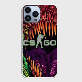 Чехол для iPhone 13 Pro Max с принтом CS GO Huper beast в городе Новоалтайск,  |  | Тематика изображения на принте: counter strike | cs | cs go | hyper beast | skine | кс го | оружие | скин