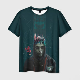 Мужская футболка 3D с принтом Mr. Robot (1) в городе Новоалтайск, 100% полиэфир | прямой крой, круглый вырез горловины, длина до линии бедер | computer | hacker | haker | mr. robot | pc | robot | компьютер | матрица | мистер робот | робот | сериал | хакер. взлом | эллиот алдерсон
