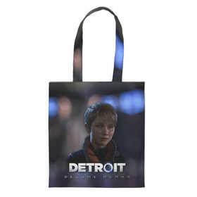 Сумка 3D повседневная с принтом Detroit: Become Human - Kara в городе Новоалтайск, 100% полиэстер | Плотность: 200 г/м2; Размер: 34×35 см; Высота лямок: 30 см | connor | cyberlife | deviant | ps4 | rk800 |  detroit: become human | детроит | детроит: стать человеком | игры | коннор | пиратs | эксклюзив