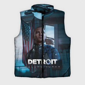 Мужской жилет утепленный 3D с принтом Detroit: Become Human  Markus в городе Новоалтайск,  |  | connor | cyberlife | deviant | ps4 | rk800 |  detroit: become human | детроит | детроит: стать человеком | игры | коннор | пиратs | эксклюзив