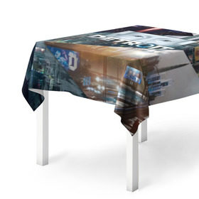 Скатерть 3D с принтом Detroit: Become Human в городе Новоалтайск, 100% полиэстер (ткань не мнется и не растягивается) | Размер: 150*150 см | connor | cyberlife | deviant | ps4 | rk800 |  detroit: become human | детроит | детроит: стать человеком | игры | коннор | пиратs | эксклюзив