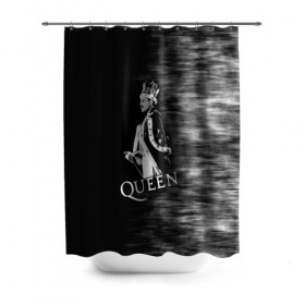 Штора 3D для ванной с принтом Queen в городе Новоалтайск, 100% полиэстер | плотность материала — 100 г/м2. Стандартный размер — 146 см х 180 см. По верхнему краю — пластиковые люверсы для креплений. В комплекте 10 пластиковых колец | paul rodgers | queen | quen | брайан мэй | глэм | группа | джон дикон | квин | королева | куин | меркури | меркьюри | мэркури | поп | роджер тейлор | рок | фредди | фреди | хард | хардрок