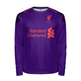 Мужской лонгслив 3D с принтом Liverpool away 18-19 в городе Новоалтайск, 100% полиэстер | длинные рукава, круглый вырез горловины, полуприлегающий силуэт | apl | champions | england | league | liverpool | mohammed | salah | англия | ливерпуль | лига | мохаммед | премьер | салах | чемпионов