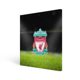 Холст квадратный с принтом LIVERPOOL в городе Новоалтайск, 100% ПВХ |  | football | soccer | ливерпуль