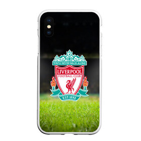 Чехол для iPhone XS Max матовый с принтом LIVERPOOL в городе Новоалтайск, Силикон | Область печати: задняя сторона чехла, без боковых панелей | Тематика изображения на принте: football | soccer | ливерпуль
