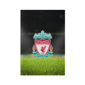 Обложка для паспорта матовая кожа с принтом LIVERPOOL в городе Новоалтайск, натуральная матовая кожа | размер 19,3 х 13,7 см; прозрачные пластиковые крепления | football | soccer | ливерпуль