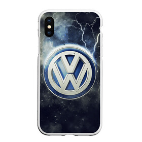 Чехол для iPhone XS Max матовый с принтом Логотип Wolksvagen в городе Новоалтайск, Силикон | Область печати: задняя сторона чехла, без боковых панелей | wolksvagen | wv | лого | логотип | фольцваген