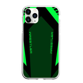 Чехол для iPhone 11 Pro матовый с принтом Wrestler в городе Новоалтайск, Силикон |  | борец | борьба | кислотный