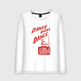 Женский лонгслив хлопок с принтом Dance to the radio в городе Новоалтайск, 100% хлопок |  | division | joy | бернард самнер | восьмидесятых | готик | группа | дарквэйв | джой | дивижн | иэн кёртис | музыка | музыканты | панк | панкрок | питер хук | пост | постпанк | рок | стивен моррис