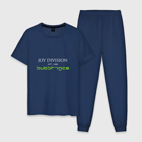 Мужская пижама хлопок с принтом Joy Division в городе Новоалтайск, 100% хлопок | брюки и футболка прямого кроя, без карманов, на брюках мягкая резинка на поясе и по низу штанин
 | division | joy | бернард самнер | восьмидесятых | готик | группа | дарквэйв | джой | дивижн | иэн кёртис | музыка | музыканты | панк | панкрок | питер хук | пост | постпанк | рок | стивен моррис