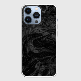 Чехол для iPhone 13 Pro с принтом Серая материя в городе Новоалтайск,  |  | Тематика изображения на принте: abstraction | tie dye | watercolor | абстракция красок | акварель | акриловый | брызги красок | живопись | краска | потертость красок | размытые краски | текстуры | черно белый | яркие краски