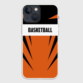 Чехол для iPhone 13 mini с принтом Basketball в городе Новоалтайск,  |  | basketball | nba | sport | баскет | баскетбол | бол | борьба | игра | линии | надпись | нба | полосы | россии | россия | рф | сборная | символ | состязание | спорт | стритбол | фиба | флаг