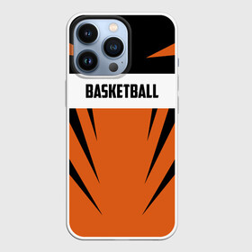 Чехол для iPhone 13 Pro с принтом Basketball в городе Новоалтайск,  |  | Тематика изображения на принте: basketball | nba | sport | баскет | баскетбол | бол | борьба | игра | линии | надпись | нба | полосы | россии | россия | рф | сборная | символ | состязание | спорт | стритбол | фиба | флаг