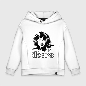 Детское худи Oversize хлопок с принтом The Doors в городе Новоалтайск, френч-терри — 70% хлопок, 30% полиэстер. Мягкий теплый начес внутри —100% хлопок | боковые карманы, эластичные манжеты и нижняя кромка, капюшон на магнитной кнопке | jim morrison | группа | двери | джим моррисон | дорз | дорс | зе дорс