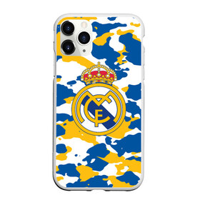 Чехол для iPhone 11 Pro Max матовый с принтом Real Madrid в городе Новоалтайск, Силикон |  | Тематика изображения на принте: football | logo | real madrid | spain | sport | арт | испания | камуфляж | лига | лого | милитари | реал | спорт | текстура | фк | футбол | футбольный клуб | эмблема
