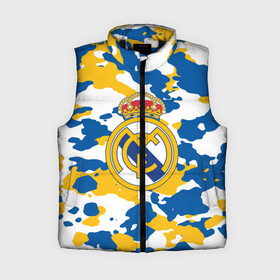 Женский жилет утепленный 3D с принтом Real Madrid в городе Новоалтайск,  |  | football | logo | real madrid | spain | sport | арт | испания | камуфляж | лига | лого | милитари | реал | спорт | текстура | фк | футбол | футбольный клуб | эмблема