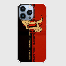 Чехол для iPhone 13 Pro с принтом NBA. Chicago bulls в городе Новоалтайск,  |  | Тематика изображения на принте: basketball | chicago | chicago bulls | chicago buls | chikago | nba | баскетбол | буллз | буллс | бык | нба | чикаго буллз | чикаго буллс