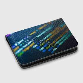 Картхолдер с принтом с принтом Programming collection в городе Новоалтайск, натуральная матовая кожа | размер 7,3 х 10 см; кардхолдер имеет 4 кармана для карт; | Тематика изображения на принте: c++ | html | php | код | компьютеры | программист | технологии | хакер | цифры