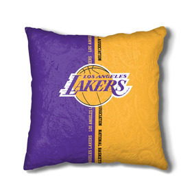 Подушка 3D с принтом Los angeles lakers. NBA в городе Новоалтайск, наволочка – 100% полиэстер, наполнитель – холлофайбер (легкий наполнитель, не вызывает аллергию). | состоит из подушки и наволочки. Наволочка на молнии, легко снимается для стирки | basketbal | basketball | la | lakers | los angeles | los angeles lakers | national | nba | анжелес | баскетбол | лос анджелес | лэйкерс | национальная бескетбольная ассоциация | нба | онил | шакил