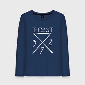Женский лонгслив хлопок с принтом T-Fest в городе Новоалтайск, 100% хлопок |  | gazgolder | hip hop | mc | rap | t fest | tfest | исполнитель | кирилл | мс | незборецький | реп | репер | речитатив | рэп | рэпер | т | т фест | тфест | украинский | участник | фест | хип | хипхоп | хоп