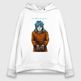Женское худи Oversize хлопок с принтом Sally Face (3) в городе Новоалтайск, френч-терри — 70% хлопок, 30% полиэстер. Мягкий теплый начес внутри —100% хлопок | боковые карманы, эластичные манжеты и нижняя кромка, капюшон на магнитной кнопке | face | fisher | larry johnson | mask | sally | sally face | sally fisher | демоны | духи | маска | призраки | салли | салли фейс | салли фишер | фейс