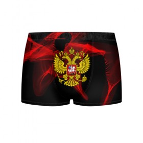 Мужские трусы 3D с принтом Русский в городе Новоалтайск, 50% хлопок, 50% полиэстер | классическая посадка, на поясе мягкая тканевая резинка | abstraction | grunge | russia | sport | абстракция | герб | краска | русский | символика рф | спорт | спортивный | триколор | униформа | форма | я русский
