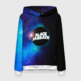 Женская толстовка 3D с принтом Black Sabbath в городе Новоалтайск, 100% полиэстер  | двухслойный капюшон со шнурком для регулировки, мягкие манжеты на рукавах и по низу толстовки, спереди карман-кенгуру с мягким внутренним слоем. | black sabbath | билл уорд | блек | блэк | гизер батлер | группа | метал | музыка | надпись | озборн | оззи | ози | осборн | песни | рок | сабат | сабатаж | сабатх | тони айомми | хард рок | хеви метал