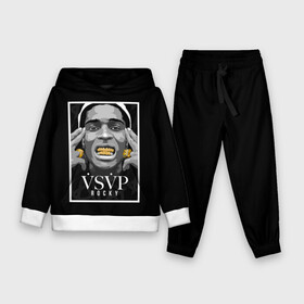 Детский костюм 3D (с толстовкой) с принтом ASAP Rocky в городе Новоалтайск,  |  | aap | asap | asaprocky | explicit | mayers | rakim | rakimmayers | rocky | testing | worldwide | асап | майерс | откровенный | раким | ракиммайерс | роки | рокки | эйсап | эйсэп