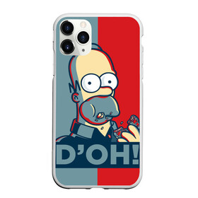 Чехол для iPhone 11 Pro Max матовый с принтом Homer Simpson (DOH!) в городе Новоалтайск, Силикон |  | Тематика изображения на принте: bart | doh | homer | homer simpson | hope | hope poster | lisa | march | poster | simpsons | барт. лиза | гомер | мардж | мегги | пончик | пончик и гомер | симпсоны