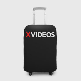 Чехол для чемодана 3D с принтом Xvideos в городе Новоалтайск, 86% полиэфир, 14% спандекс | двустороннее нанесение принта, прорези для ручек и колес | xvideos