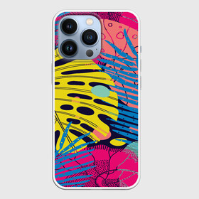 Чехол для iPhone 13 Pro с принтом Тропики fashion в городе Новоалтайск,  |  | Тематика изображения на принте: fashion | leaf | листья | мода | море | отдых | природа | тропики
