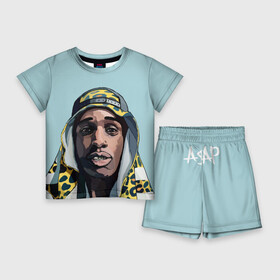 Детский костюм с шортами 3D с принтом ASAP Rocky в городе Новоалтайск,  |  | aap | asap | asaprocky | explicit | mayers | rakim | rakimmayers | rocky | testing | worldwide | асап | майерс | откровенный | раким | ракиммайерс | роки | рокки | эйсап | эйсэп