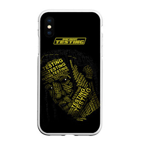 Чехол для iPhone XS Max матовый с принтом Asap Rocky Testing в городе Новоалтайск, Силикон | Область печати: задняя сторона чехла, без боковых панелей | aap | asap | mob | rap | rep | rocky | testing | асап | музыка | реп | тестин | тестинг