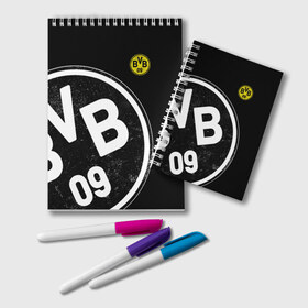 Блокнот с принтом Borussia Dortmund Exclusive в городе Новоалтайск, 100% бумага | 48 листов, плотность листов — 60 г/м2, плотность картонной обложки — 250 г/м2. Листы скреплены удобной пружинной спиралью. Цвет линий — светло-серый
 | Тематика изображения на принте: боруссия | дортмунд