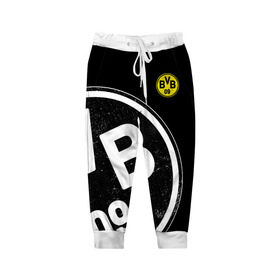 Детские брюки 3D с принтом Borussia Dortmund Exclusive в городе Новоалтайск, 100% полиэстер | манжеты по низу, эластичный пояс регулируется шнурком, по бокам два кармана без застежек, внутренняя часть кармана из мелкой сетки | Тематика изображения на принте: боруссия | дортмунд