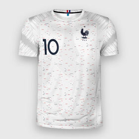 Мужская футболка 3D спортивная с принтом Mbappe away WC 2018 в городе Новоалтайск, 100% полиэстер с улучшенными характеристиками | приталенный силуэт, круглая горловина, широкие плечи, сужается к линии бедра | confederation | cup | euro | france | world | европы | килиан | конфедераций | кубок | мбаппе | мира | франция | чемпионат