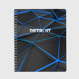 Тетрадь с принтом Detroitbecome human в городе Новоалтайск, 100% бумага | 48 листов, плотность листов — 60 г/м2, плотность картонной обложки — 250 г/м2. Листы скреплены сбоку удобной пружинной спиралью. Уголки страниц и обложки скругленные. Цвет линий — светло-серый
 | connor | cyberlife | detroit become human | deviant | kara | markus | ps4 | rk800 |  detroit: become human | детроит | детроит: стать человеком | игры | кара | коннор | конор | кэра | маркус | пиратs | эксклюзив