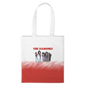Сумка 3D повседневная с принтом The Ramones в городе Новоалтайск, 100% полиэстер | Плотность: 200 г/м2; Размер: 34×35 см; Высота лямок: 30 см | 