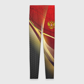 Леггинсы 3D с принтом RUSSIA SPORT: Red and Black в городе Новоалтайск, 80% полиэстер, 20% эластан | Эластичный пояс, зауженные к низу, низкая посадка | abstract | design | geometry | hexagon | red and black | russia | sport | texture | абстракция | геометрия | герб | дизайн | патриот | патриотизм | россия | русский | соты | спорт | текстура | шестиугольники