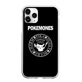 Чехол для iPhone 11 Pro Max матовый с принтом Pokemones в городе Новоалтайск, Силикон |  | группа | панк | пикачу | покемоны | рамон | рамонес | рамоунз | рамоунс | рок | хард