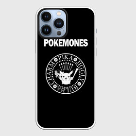 Чехол для iPhone 13 Pro Max с принтом Pokemones в городе Новоалтайск,  |  | Тематика изображения на принте: группа | панк | пикачу | покемоны | рамон | рамонес | рамоунз | рамоунс | рок | хард
