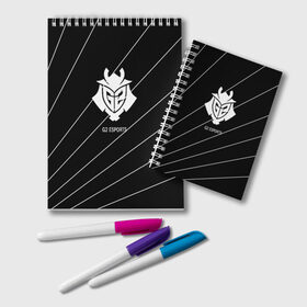 Блокнот с принтом csgo - G2 ESPORTS (The Form) в городе Новоалтайск, 100% бумага | 48 листов, плотность листов — 60 г/м2, плотность картонной обложки — 250 г/м2. Листы скреплены удобной пружинной спиралью. Цвет линий — светло-серый
 | 0x000000123 | csgo | form | g2 | gamers 2 | kennys | shox | ксго | форма