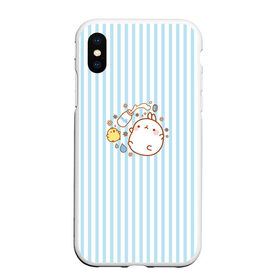 Чехол для iPhone XS Max матовый с принтом Molang Детский в городе Новоалтайск, Силикон | Область печати: задняя сторона чехла, без боковых панелей | Тематика изображения на принте: kawaii | аниме | дети | зайчик | зая | заяц | каваи | мимими | моланг | молоко