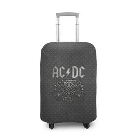 Чехол для чемодана 3D с принтом AC DC в городе Новоалтайск, 86% полиэфир, 14% спандекс | двустороннее нанесение принта, прорези для ручек и колес | ac dc | acdc | acdc ас дс | австралийская | ангус янг | асдс | блюз | группа | крис слэйд | метал | молния | музыка | музыканты | певцы | рок | рок н ролл | стиви янг | хард | хардрок | эксл роуз